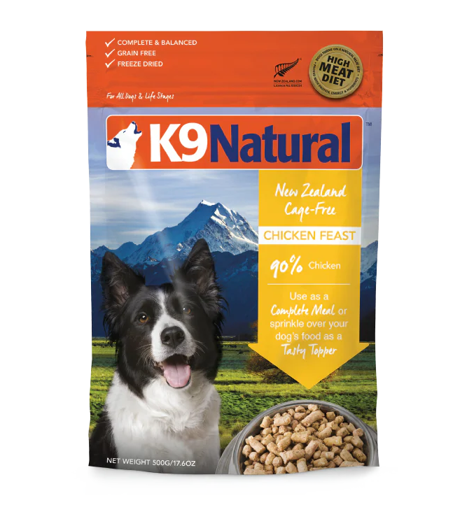 K9 Natural Grain-Free Freeze-Dried Dog Food Chicken 500g