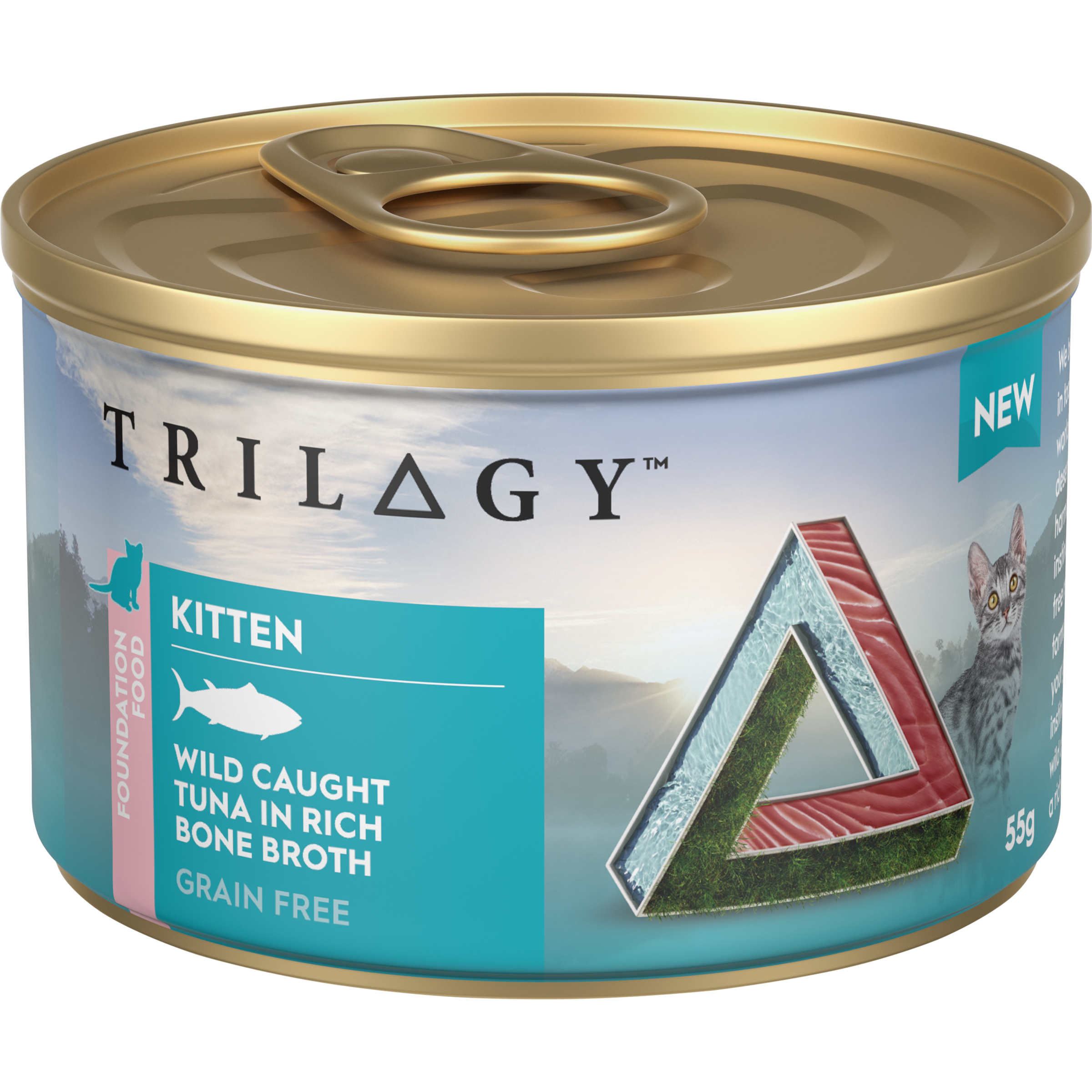 Trilogy Kitten Wet Tuna in Bone Broth 85g(12 cans)