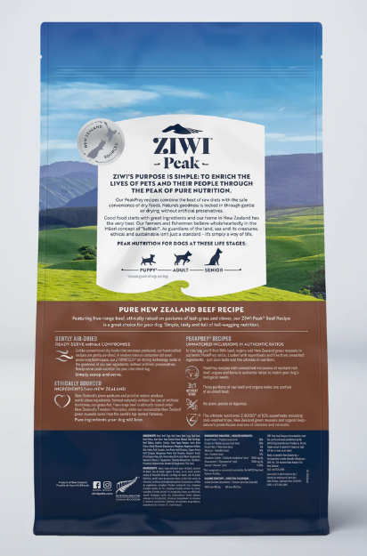 Ziwi Peak Air-Dried Recipe For Dogs Beef 4kg