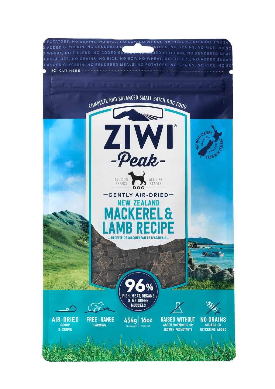 Ziwi Peak Mackerel & Lamb Recipe Air-Dried Recipe for Dogs