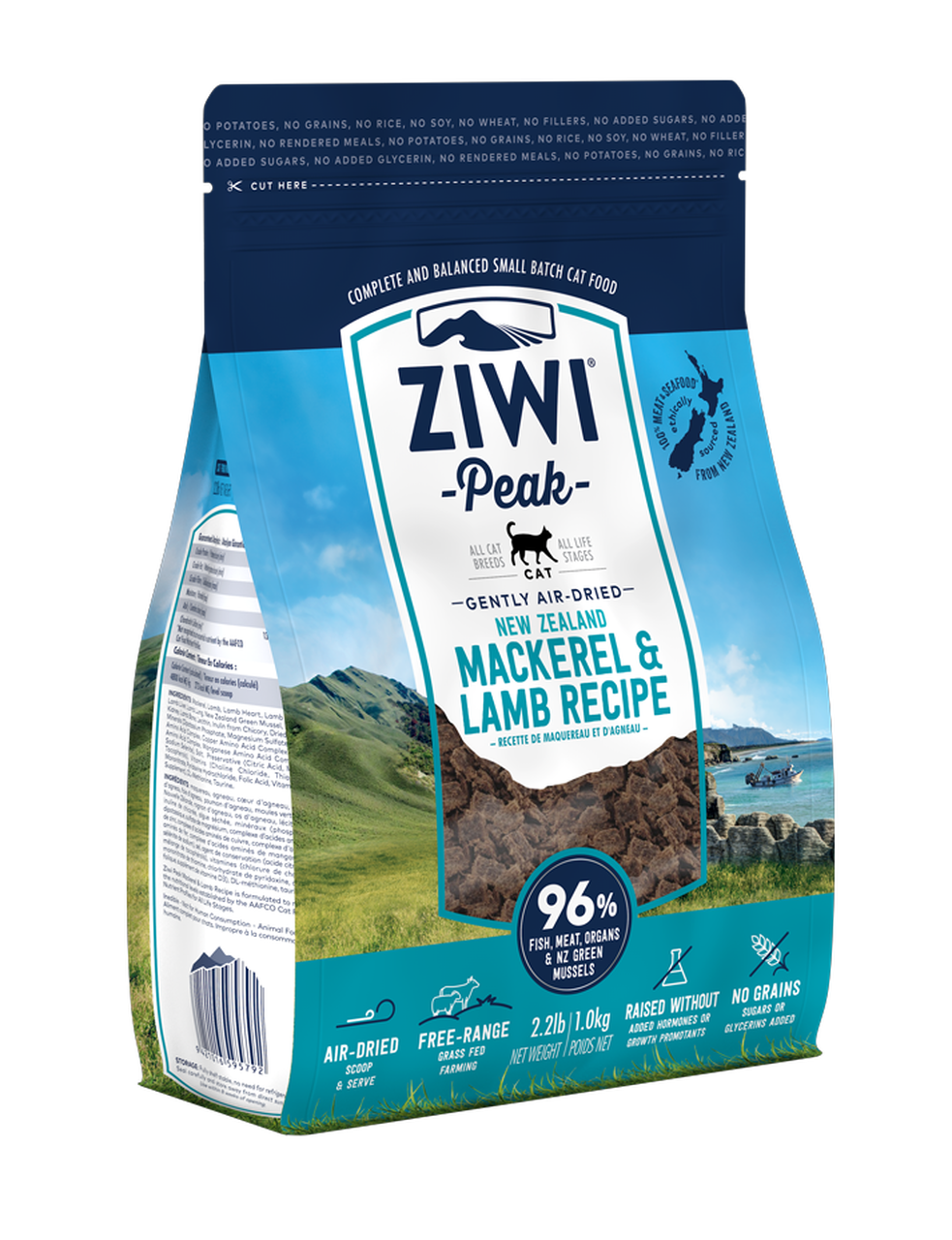 ZIWI Peak Air-Dried Mackerel & Lamb Cat Food