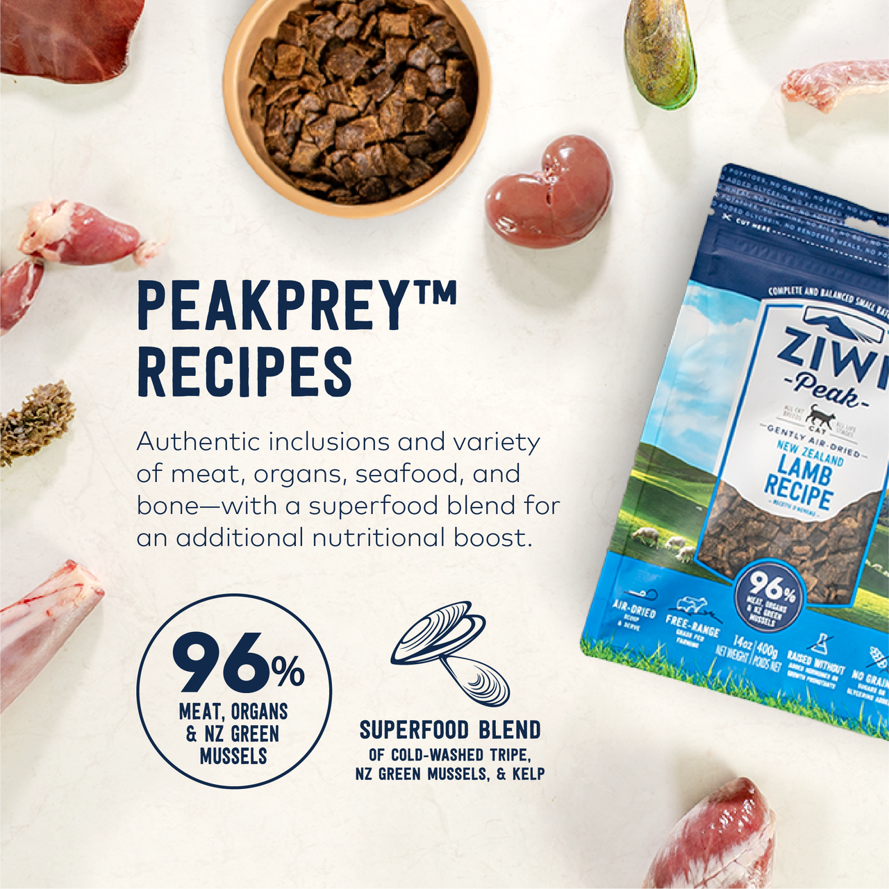 ZIWI Peak Air-Dried Lamb Cat Food