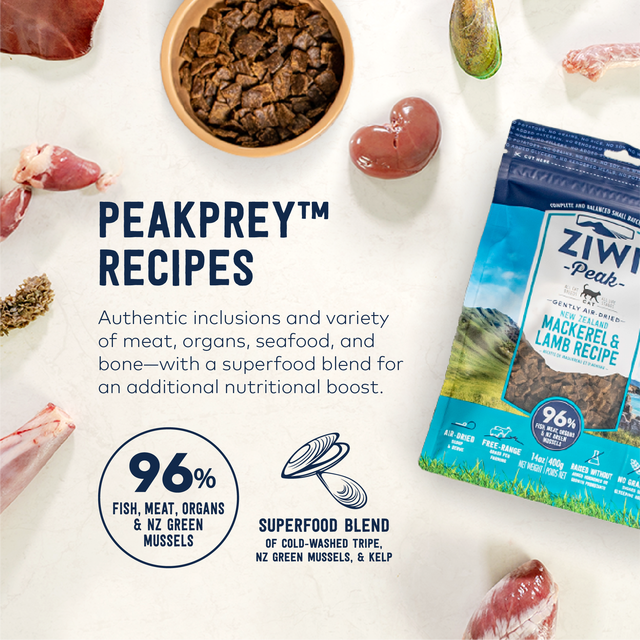 ZIWI Peak Air-Dried Mackerel & Lamb Cat Food