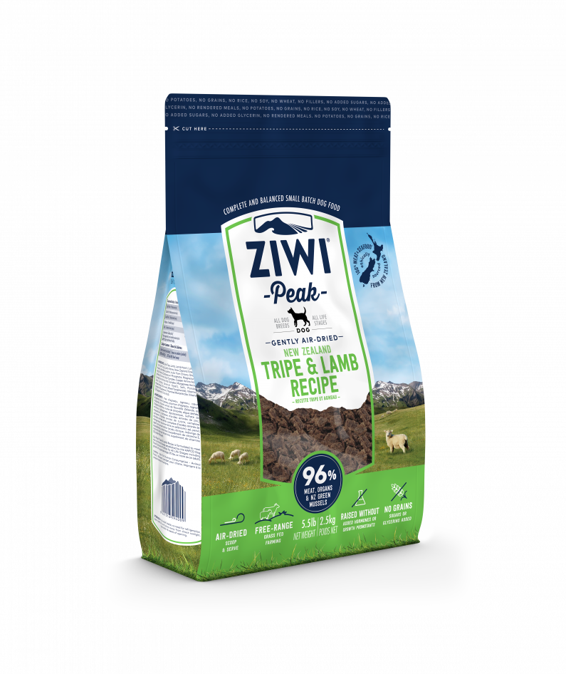Ziwi Peak Air-Dried Recipe for Dogs Tripe & Lamb 1kg