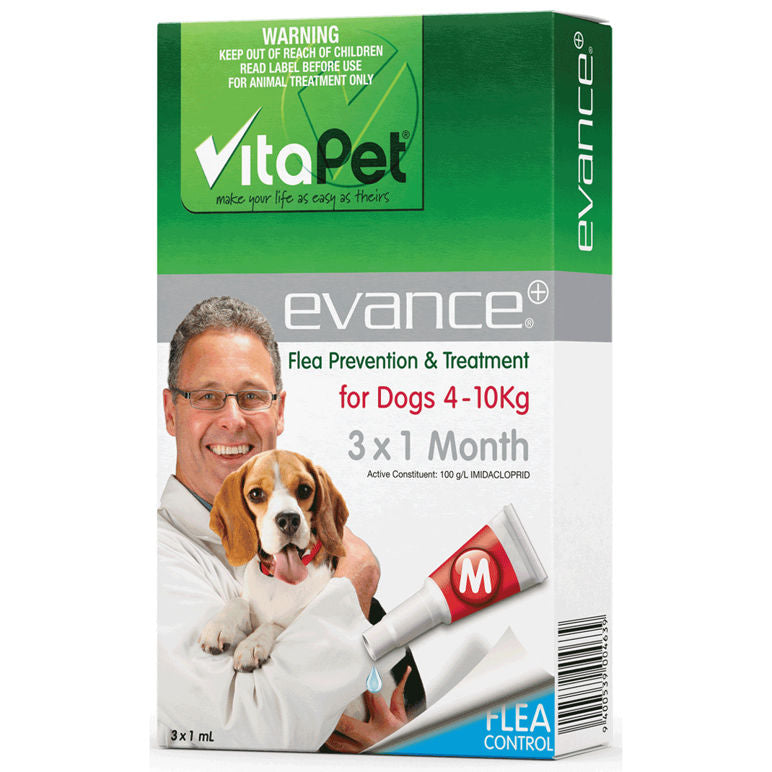 Evance Flea Prevention & Treatment Dog 4-10kg