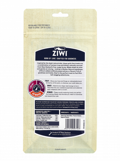 ZIWI Venison Lung & Kidney Dog Chew