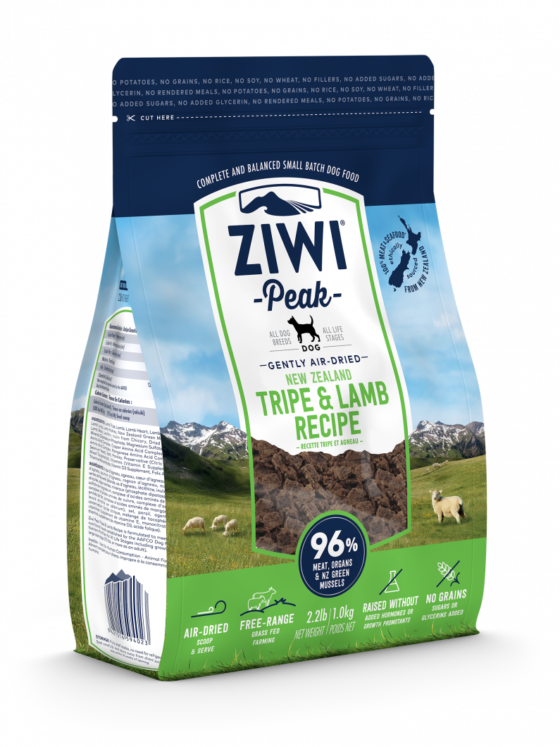 Ziwi Peak Tripe & Lamb Air-Dried Recipe for Dogs