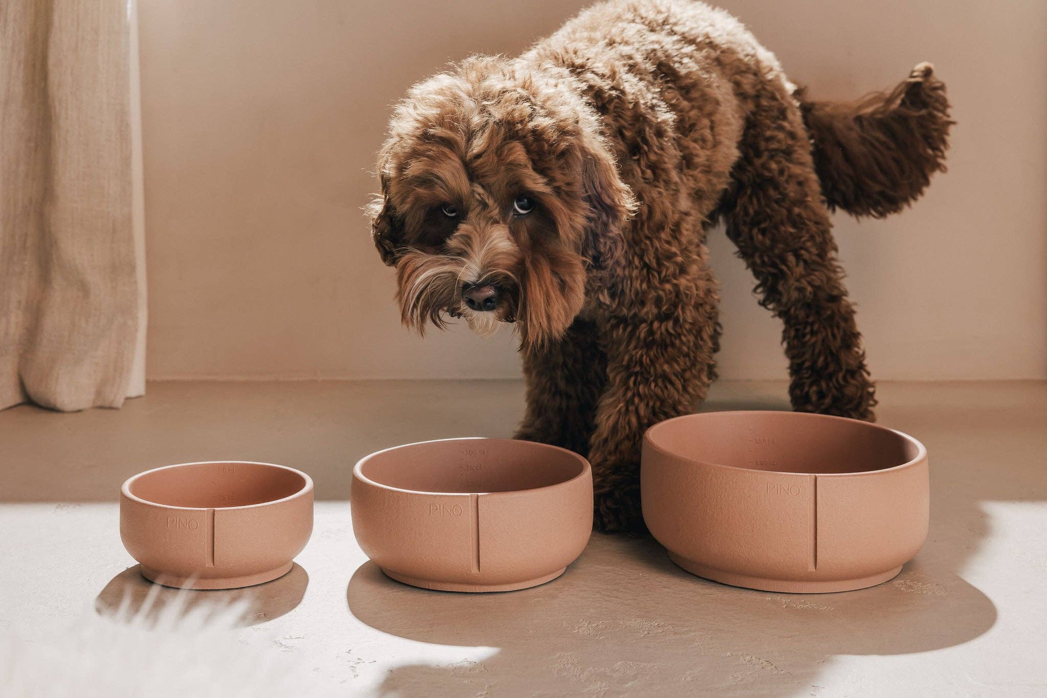 PINO Pets Classic Bowl:  Marble