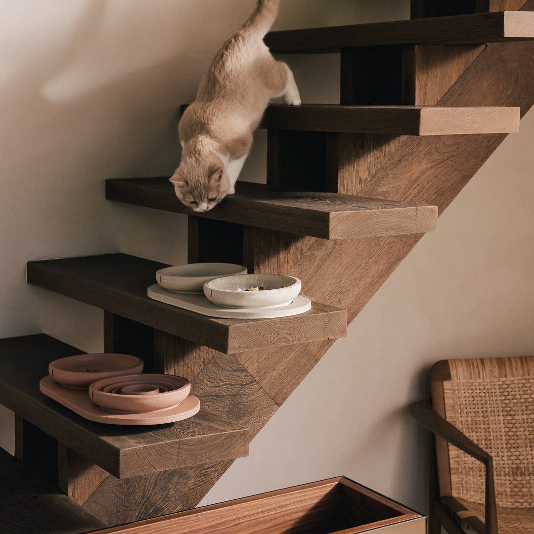 PINO Pets Whisker Friendly Bowl - Marble