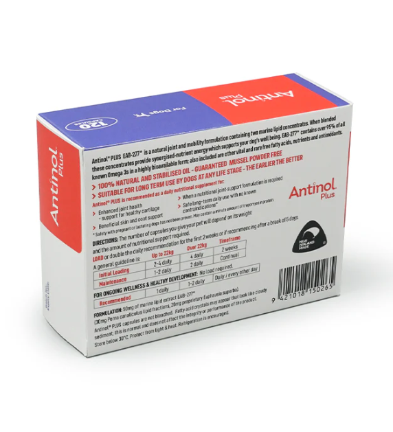 Antinol® Plus For Dogs 120 Capsules
