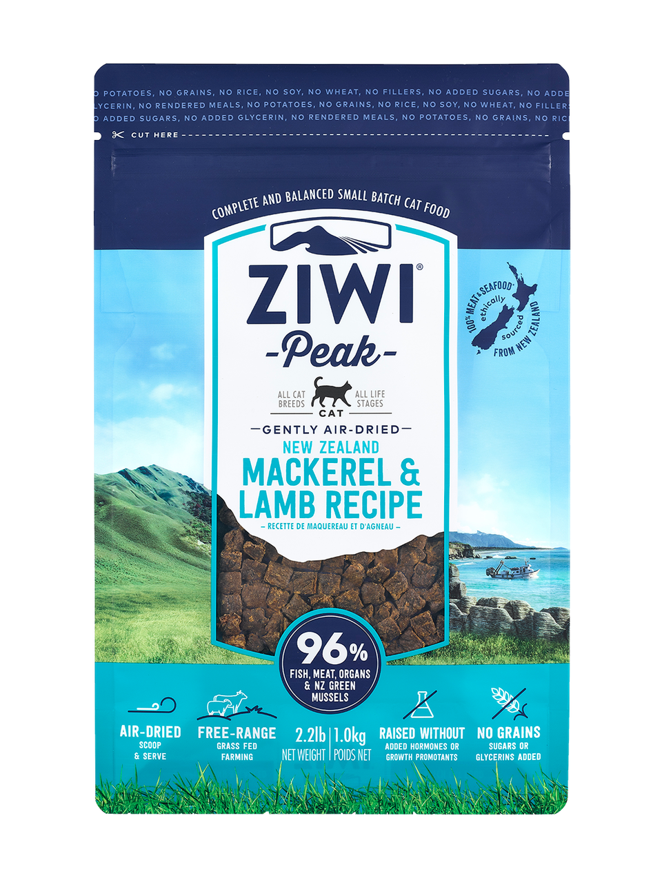 ZIWI Peak Air-Dried Mackerel & Lamb Cat Food